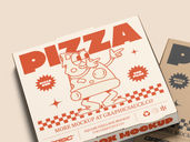 Square Pizza Box Mockup Stack It Preview 3