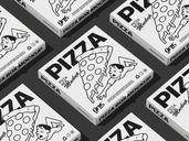 Square Pizza Box Mockup Top View Preview 02