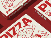 Square Pizza Box Mockup Top View Preview 05