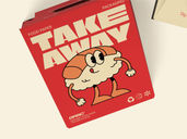Takeaway Rice Box Packaging Mockup Top View Preview 3