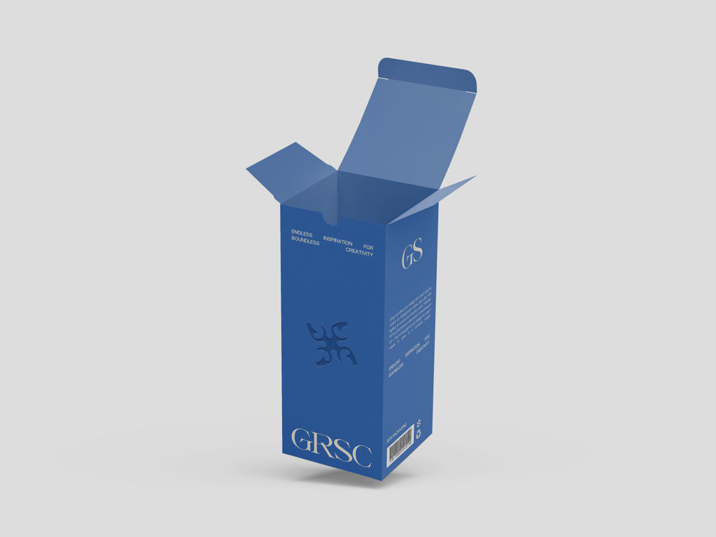 Tuck Box Mockup Flying View Preview 01