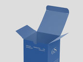 Tuck Box Mockup Flying View Preview 05