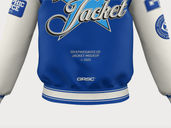 Varsity Bomber Jacket Mockup Back View Preview 4