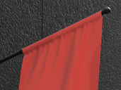 Wall Flag Mockup Front View Preview 05