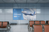 Airport Terminal Billboard Mockup For Ui Website Preview 1