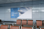 Airport Terminal Billboard Mockup For Ui Website Preview 2