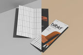 Bifold Brochure Mockup For Furniture Catalogs Preview 2