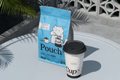 Coffee Pouch And Cup Mockup For Cafe Branding Preview 1