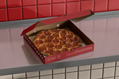 Fast Food Pizza Box Packaging Mockup Preview 3