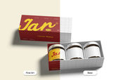 Gift Box Jar Packaging Mockup For Branding Preview 3