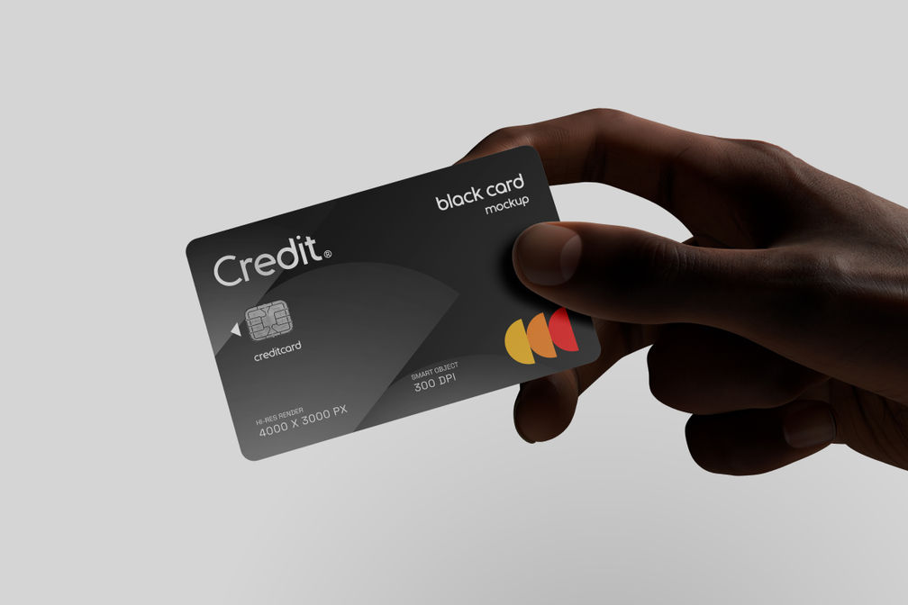 Payment Credit Card Mockup For Branding Preview 1