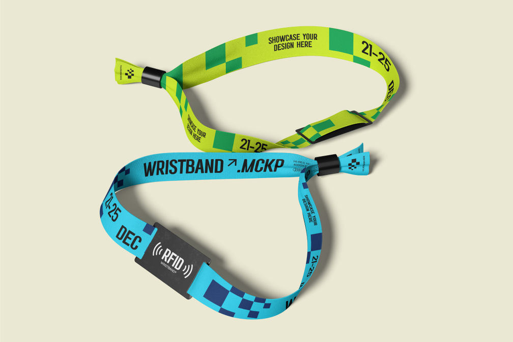 Rfid Festival Wristband Mockup For Event Branding Preview 1