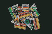 Retro Sticker Collection Mockup For Branding Preview 2
