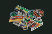 Retro Sticker Collection Mockup For Branding Preview 3