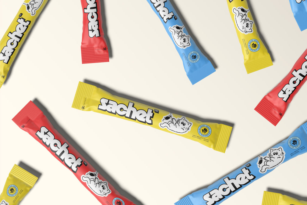 Stick Sachet Packaging Mockup For Food Brands Preview 1