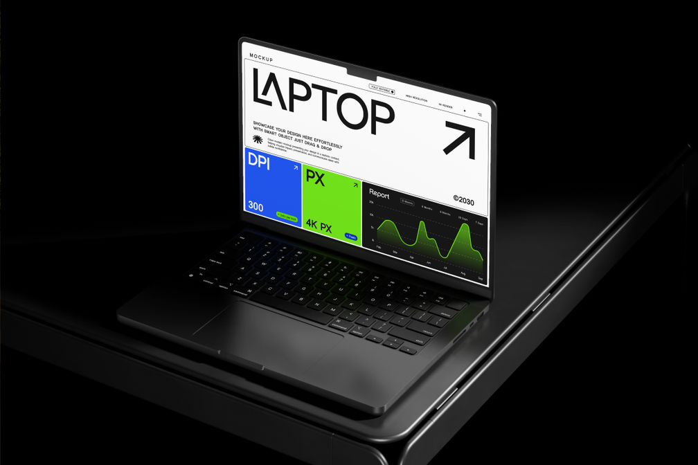 Website Ui Macbook Laptop Screen Mockup For Device Preview 1
