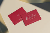 Wedding Invitation Card And Envelope Mockup Preview 2