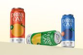 Aluminum Soda Drink Can Mockup Front View