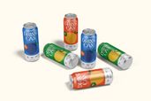 Aluminum Soda Drink Can Mockup Isometric View