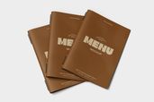 Fine Dining Restaurant Menu Book View 1