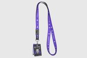 Id Badge Event Lanyard Mockup Front View