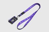 Id Badge Event Lanyard Mockup Isometric View 1