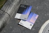 Outdoor A4 Bifold Brochure Flyer Mockup Top View 1