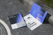Outdoor A4 Bifold Brochure Flyer Mockup Top View 2