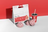 Restaurant Delivery Fast Food Packaging Mockup View 2