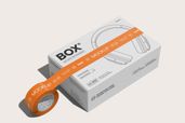 Shipping Delivery Box Tape Mockup View 1