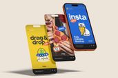 Iphone Social Media Instagram Story Mockup View 2
