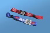 Concert Event Wristband Access Pass Mockup Isometric View 1