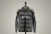 Football Long Sleeve Sports Jersey Mockup Front View