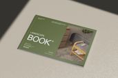 Hardcover Landscape Magazine Catalog Mockup Isometric View 1
