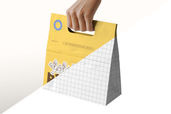 Takeaway Bakery Paper Bag Branding Mockup View 2