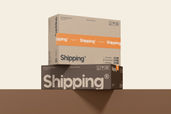 Cardboard Shipping Box Mockup For Packaging Preview 2