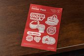 Cartoon Sticker Sheet Mockup For Branding Preview 2