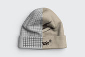 Embroidery Knit Beanie Hat Mockup For Apparel Preview 2