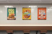Fast Food Restaurant Poster Mockup For Branding Preview 1