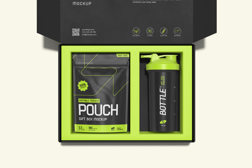 Gift Box Mockup For Packaging Preview 1