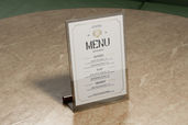Tabletop Stand Menu Mockup For Restaurant Preview 2