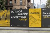 Urban Hoarding Roadside Advertising Mockup For Ads Preview 3