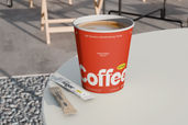 Coffee Paper Cup Mockup For Cafe Branding Preview 2