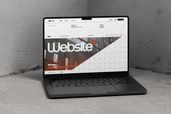 Macbook Laptop Screen Mockup For Website Display Preview 2
