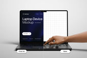 Macbook Laptop Website Screen Mockup For Device Preview 3