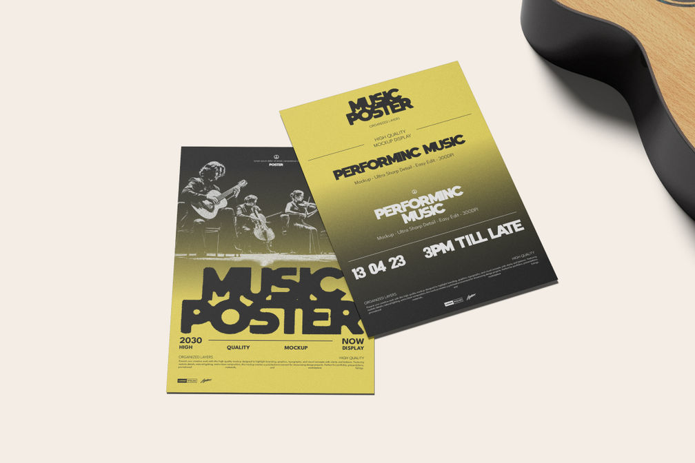 Music Concert Festival Poster Mockup For Eventpreview 10