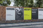 Outdoor Street Hoarding Billboard Mockup For Ads Preview 1