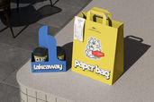 Paper Bag Coffee Paper Cup Mockup For Branding Preview 3