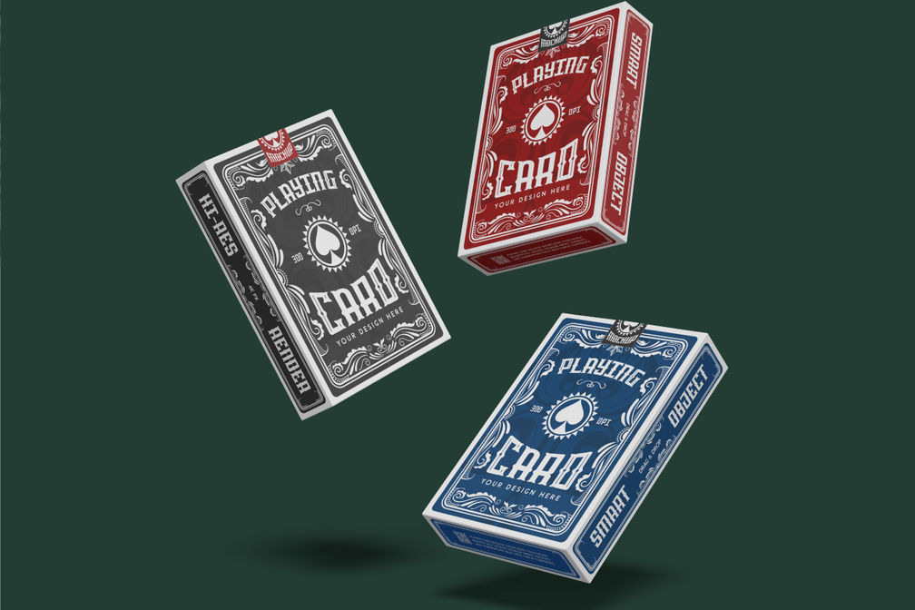 Poker Playing Card Deck Mockup For Games Preview 3