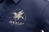 Polo Shirt Embroidery Mockup For Apparel Preview 1